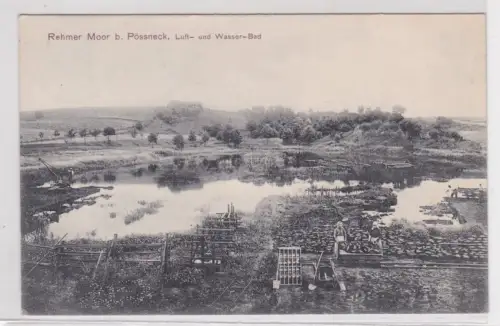 908649 AK Rehmer Moor b. Pössneck, Luft- und Wasser-Bad. 1907