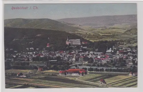 908654 AK Rudolstadt in Thüringen. Totalansicht. um 1930