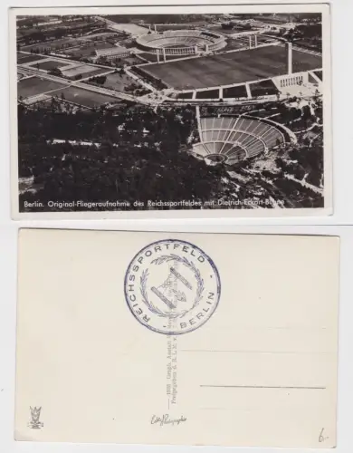64056 FotoAk Berlin.Fliegeraufnahme des Reichssportfeldes,Dietrich-Eckart-Bühne.