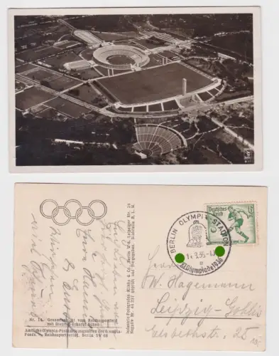 19177 FotoAk Gesamtansicht vom Reichssportfeld mit Dietrich-Eckardt-Bühne.Berlin