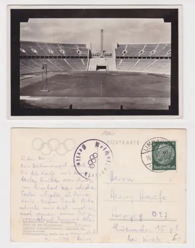 906405 Ak Reichssportfeld. Deutsche Kampfbahn.Blick auf den Glockenturm. Berlin