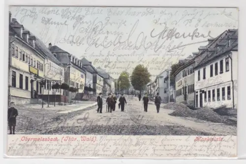 909128 Ak Oberweissbach (Thür. Wald). Marktplatz. 1904