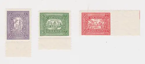 105812 nichtamtliche Lokalausgaben Aschaffenburg Wiederaufbau 1945 postfrisch