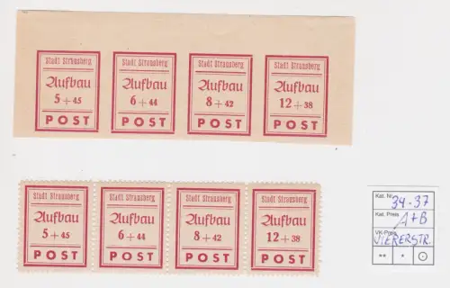 Lokalausgabe Strausberg Mi.34-37 A+B ungebraucht/postfrisch */** (109171)