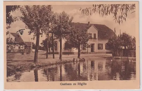 65872 Ak Gasthaus zu Röglitz 1925