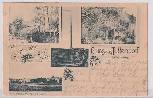 55628 Mehrbild Ak Gruß aus Tuttendorf bei Freiberg 1901