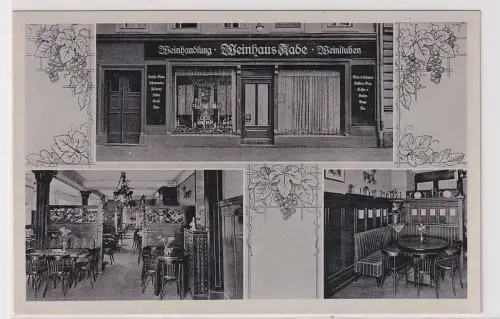 67748 Mehrbild Ak Döbeln Weinhaus Kade Ritterstrasse 13 um 1940