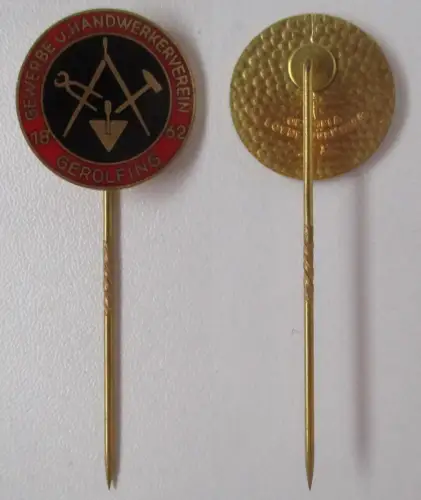 emailliertes Abzeichen Gewerbe und Handwerkerverein Gerolfing 1862 (101001)