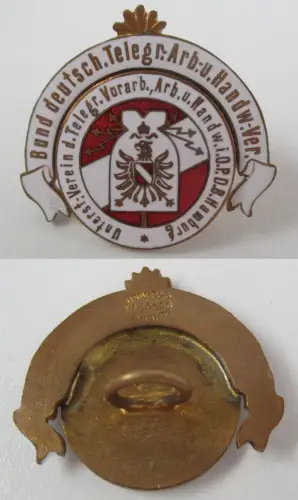Abzeichen Verein Telegraphen Vorarbeiter, Arbeiter & Handwerker Hamburg (109689)