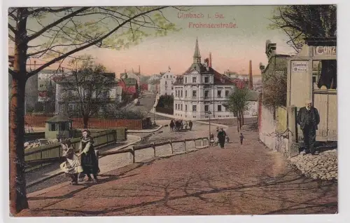 45970 Ak Limbach in Sachsen Frohnaerstrasse 1908