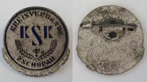 Abzeichen Kreisverband Kleingärtner Siedler Kleintierzüchter Zschopau (106987)
