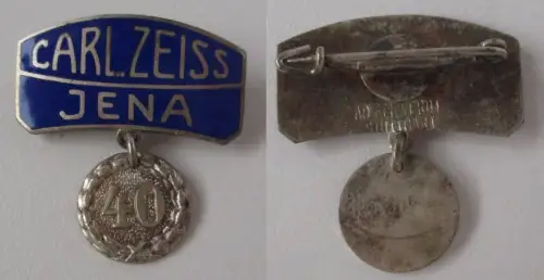 altes Firmen Abzeichen Carl Zeiss Jena für 40 Jahre (137330)
