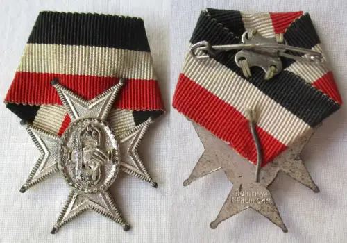 Abzeichen Deutsche Krieger-Fechtanstalt mit Hersteller (132268)