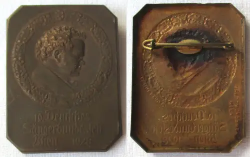 altes Abzeichen 10. Deutsches Sängerbundesfest Wien 1928 (131818)