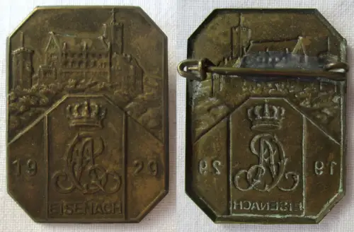 altes Abzeichen Carl Alexander (Sachsen-Weimar-Eisenach) 1929 (135613)