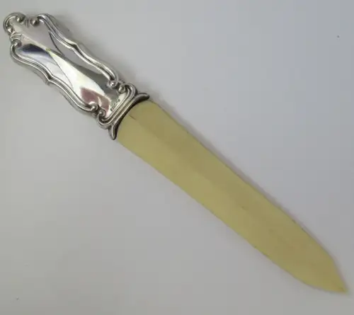 antiker Brieföffner Griff aus 835er Silber (111270)