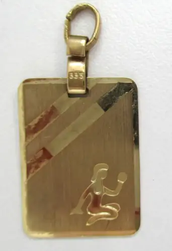 eleganter 333er Gold Kettenanhänger Sternzeichen Jungfrau (119463)