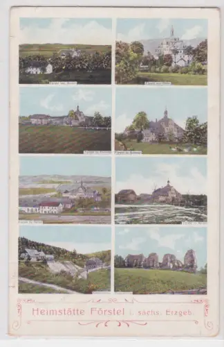 43465 Ak Heimstätte Förstel im sächs. Erzgebirge 1910