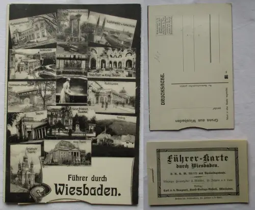 18518 Patent Ak Gruß aus Wiesbaden um 1910
