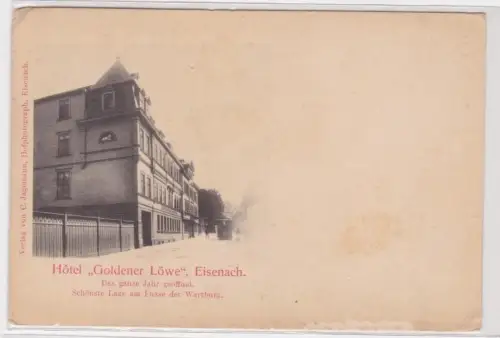 909490 Ak Eisenach Hotel "Goldener Löwe" um 1900