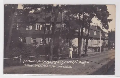 93239 Ak Kriegsgefangenenheimkehrer Durchgangslager Hammelburg um 1920