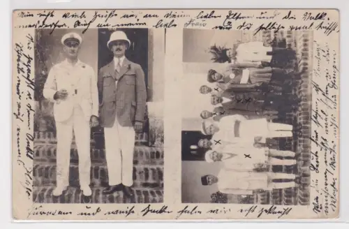 89783 Ak Katmandu Nepal deutscher Matrose um 1915