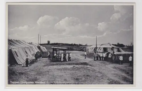 907176 Ak Truppenübungsplatz Wandern bei Zielenzig in Westpolen um 1930