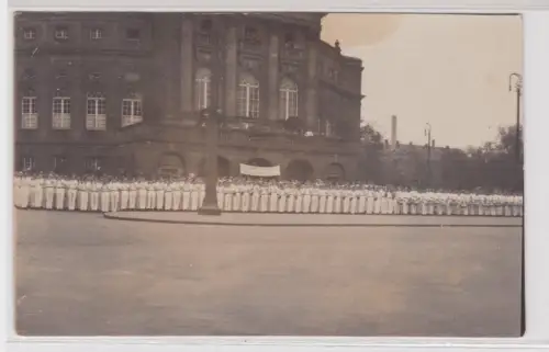 909244 Ak Chemnitz Spielleute Aufmarsch Arbeiter Turn- & Sportbund 1926