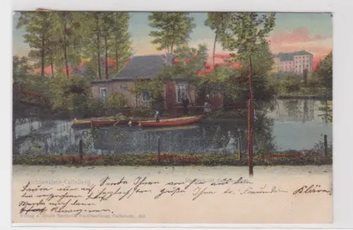 909249 Ak Lichtenstein Callnberg Stadtbad mit Bezirksanstalt 1904