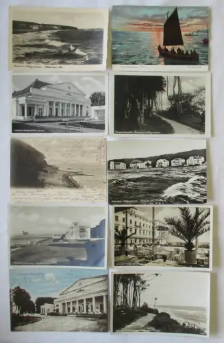 909420 AK 10x Ostseebad Heiligendamm Orts- & Strandansichten 1903 bis 1958