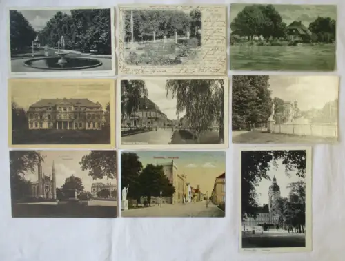 909411 AK 9 x Neustrelitz Ortsansichten 1902 bis 1964