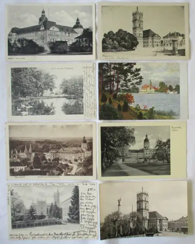 909412 AK 8 x Neustrelitz Ortsansichten 1903 bis 1964