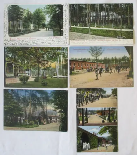 909431/6 Ak Truppen Übungsplatz Zeithain 1904 bis 1917