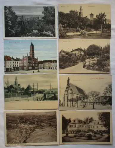 35884/8 Ak Kamenz in Sachsen Ortsansichten  1915 bis 1938