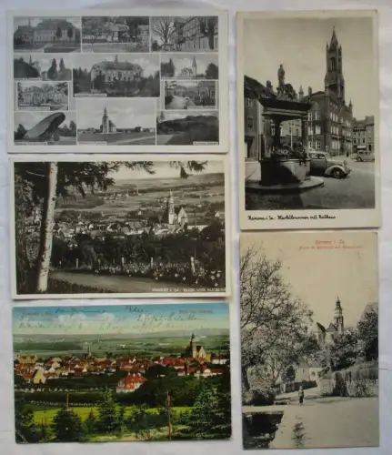 906435/5 Ak Kamenz in Sachsen Ortsansichten  1915 bis um 1945