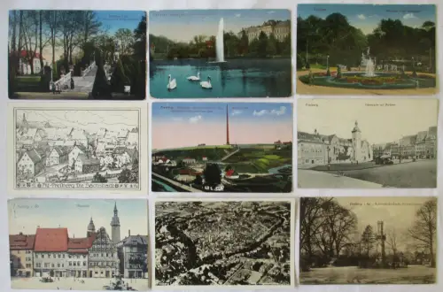 909529/9 Ak Freiberg in Sachsen Ortsansichten  1915 bis 1940