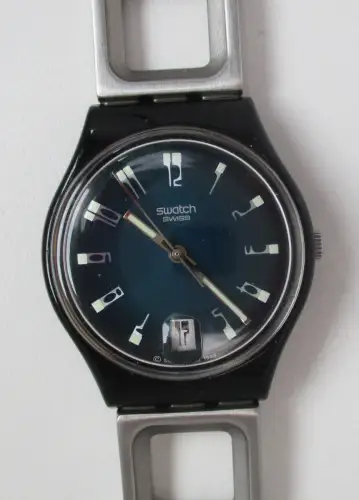 Swatch BLUE OPENING Gent GB424G ArmbandUhr Rarität Anno 1999 (145888)