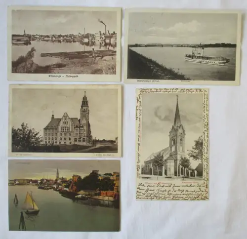 909423/5 Ak Wittenberge Stadtansichten 1904 bis 1931