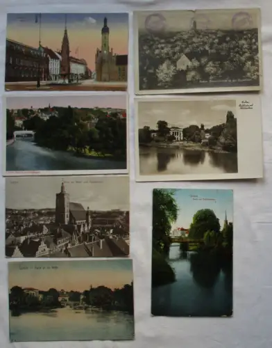 43072/7 Ak Guben Stadtansichten 1917 bis 1942