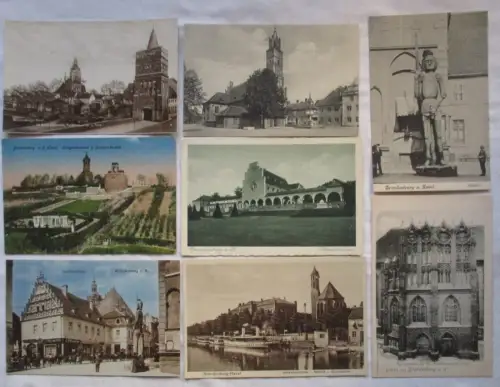 55603/8 Ak Brandenburg Stadtansichten 1908 bis 1924