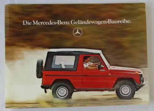 Mercedes Benz G-Modell 5 Stk. Postkarten Werbung Werbepostkarten 1979 (167805)