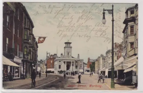 909056 Ak Worthing England South Street 1905