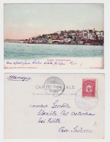 05569 Ak Constantinople Istanbul Wohngebiet Scutari Üsküdar 1900