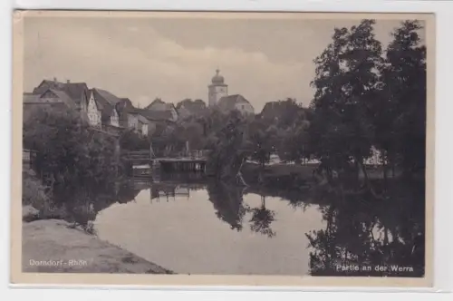 61233 AK Dorndorf Rhön - Partie an der Werra 1935