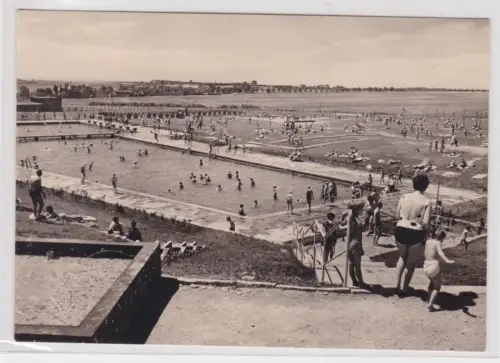 11863 AK Ronneburg (Thüringen) - Bad Blick auf das Nichtschwimmerbecken 1969