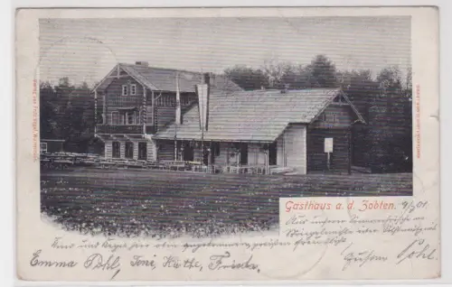 910187 AK Gasthaus auf dem Zobten - Paul Müller Zobtenberg (Ślęża Sobótka) 1901