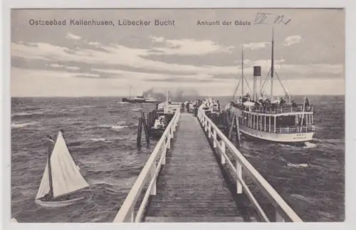910734 AK Ostseebad Kellenhusen Lübecker Bucht - Ankunft der Gäste