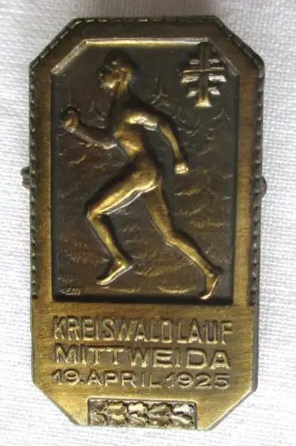 seltenes Abzeichen Kreiswaldlauf Mittweida 19.April 1925 (124667)