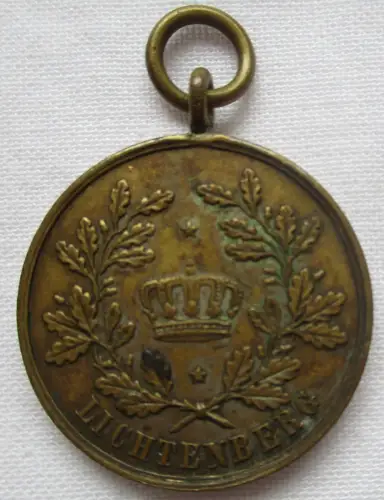 seltene Medaille des K.S. Militär Verein Lichtenberg um 1900 (112158)