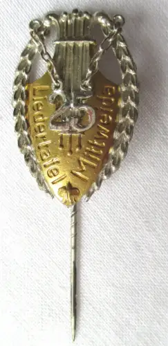 seltene Anstecknadel25 Jahre Liedertafel Gesangverein Mittweida (113217)